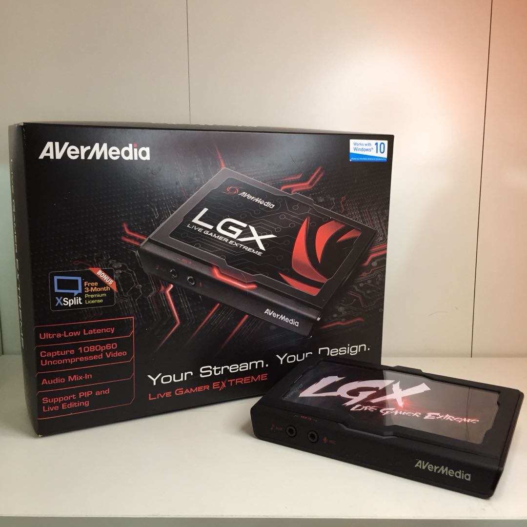 AVerMedia 圓鋼GC550 LGX 個性化遊戲影像擷取盒, 電腦及科技產品, 電腦