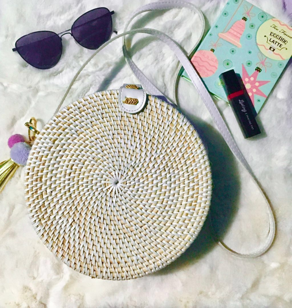 Bali Rattan Bag, Women's Fashion, Bags & Wallets, Beach Bags on Carousell