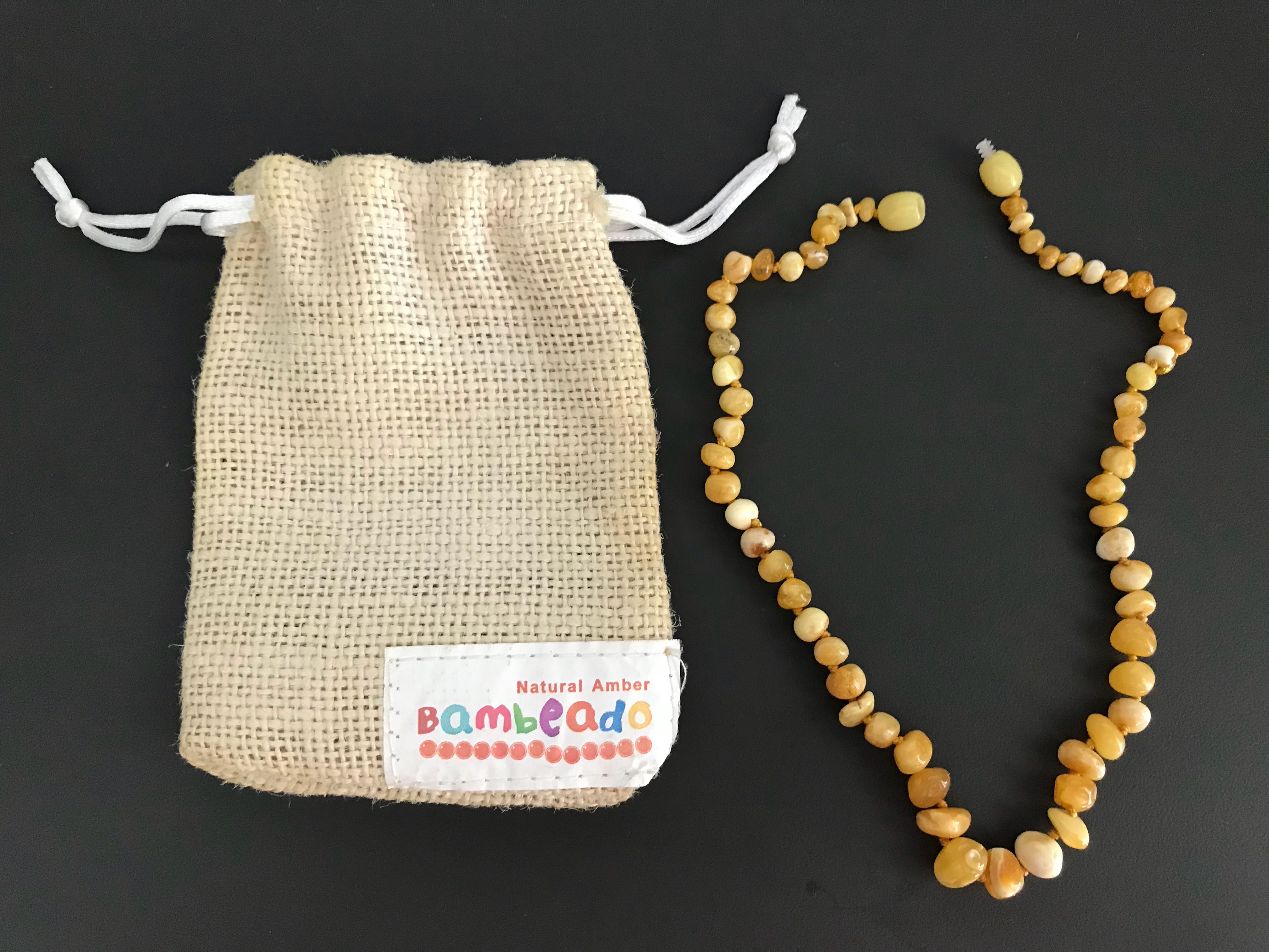 Bambeado Natural Baltic Amber Baby Teething Necklace 33cm Babies Kids Nursing Feeding Weaning Toddler Feeding on Carousell