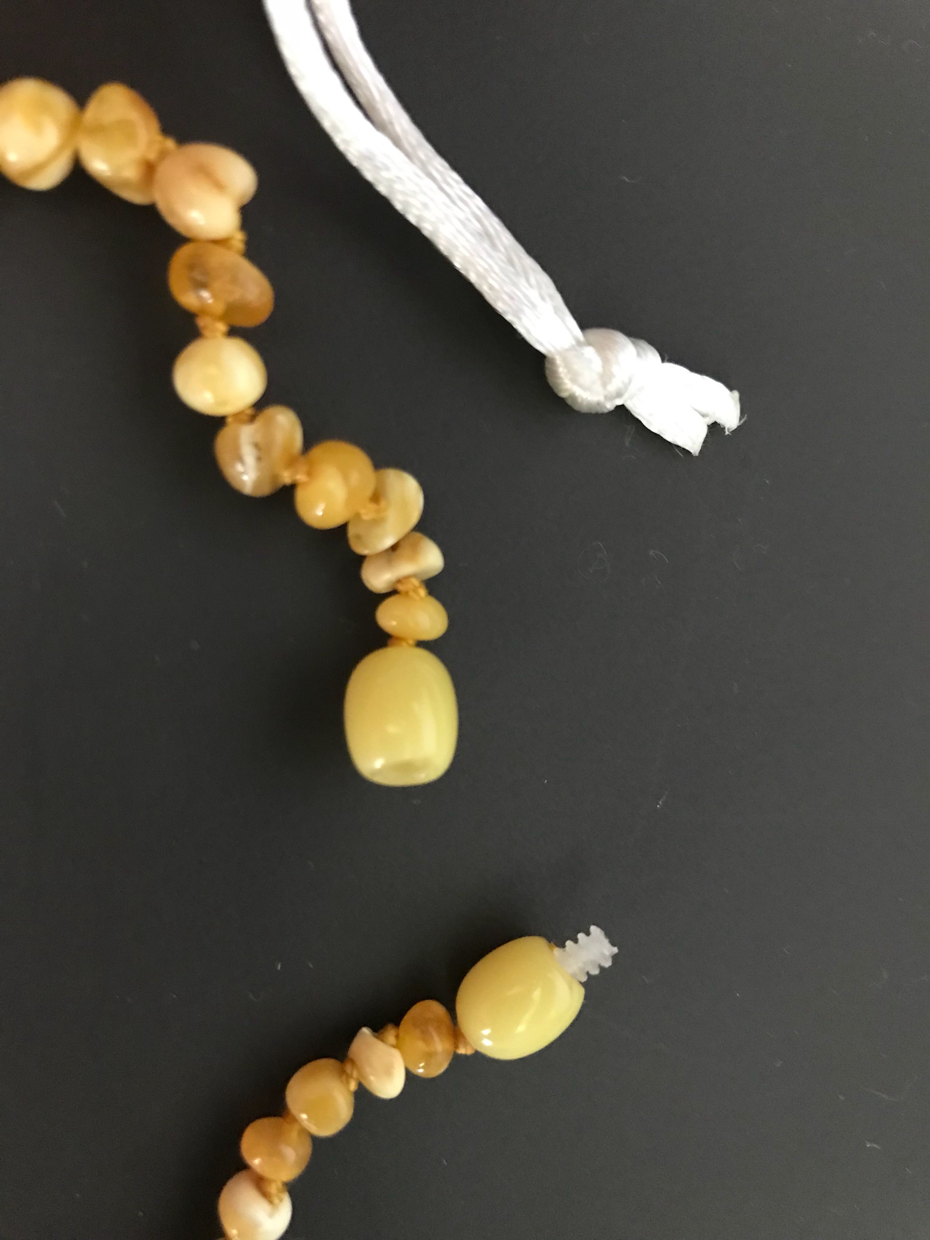 Bambeado Natural Baltic Amber Baby Teething Necklace 33cm Babies Kids Nursing Feeding Weaning Toddler Feeding on Carousell