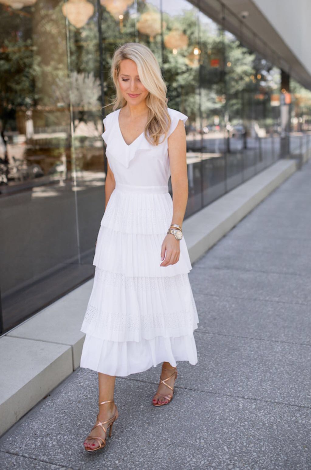 Banana republic white dress, Women's 