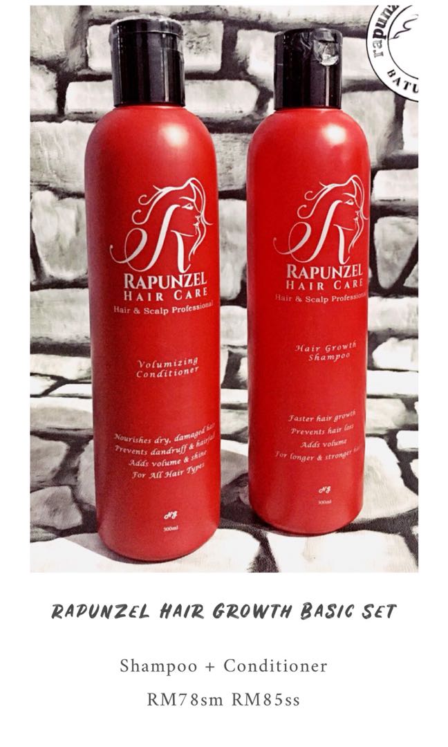 Basic Rapunzel Hair Growth Set Health Beauty Hair Care On Carousell
