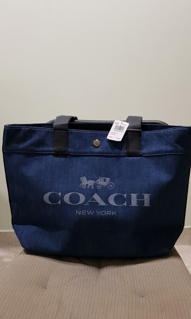 coach denim bag