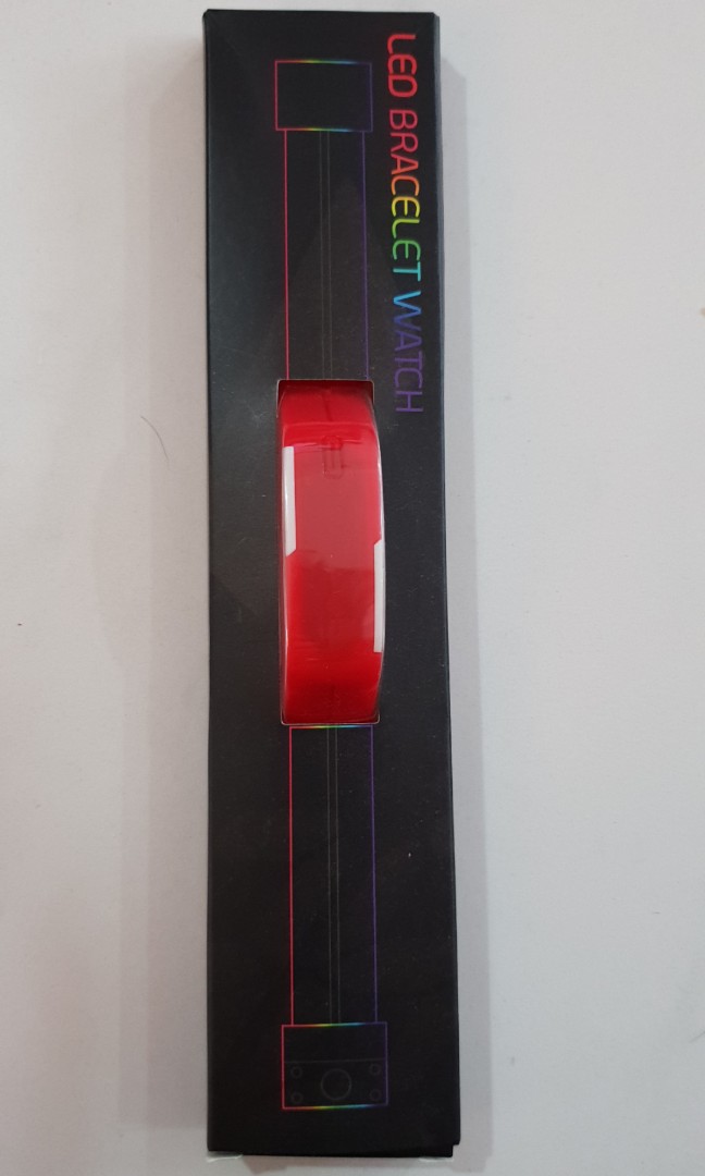 led bracelet watch instructions