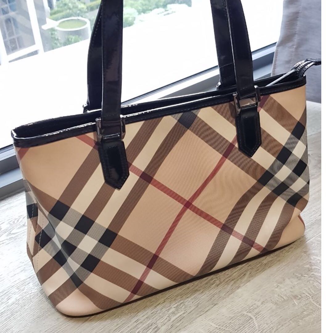 Burberry Speedy Bag, Women's Fashion, Bags & Wallets, Tote Bags on Carousell