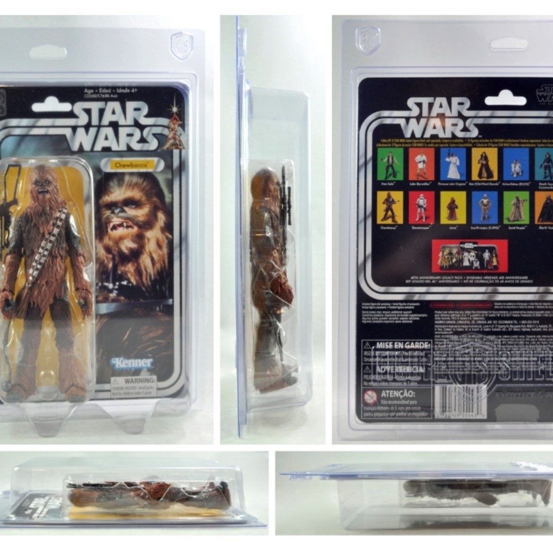 PO FIGURE SHIELD PROTECTIVE CASES FOR STAR WARS BLACK SERIES 40TH ANNIVERSARY FIGURES