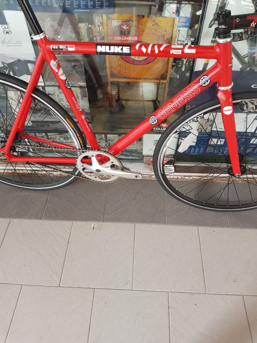 genesis track bike