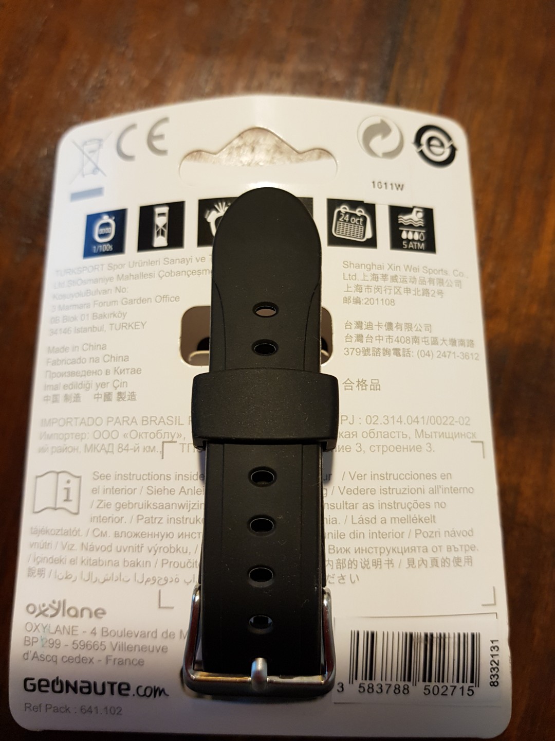 geonaute oxylane watch