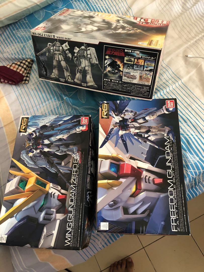 Gundam boxes, Hobbies & Toys, Toys & Games on Carousell