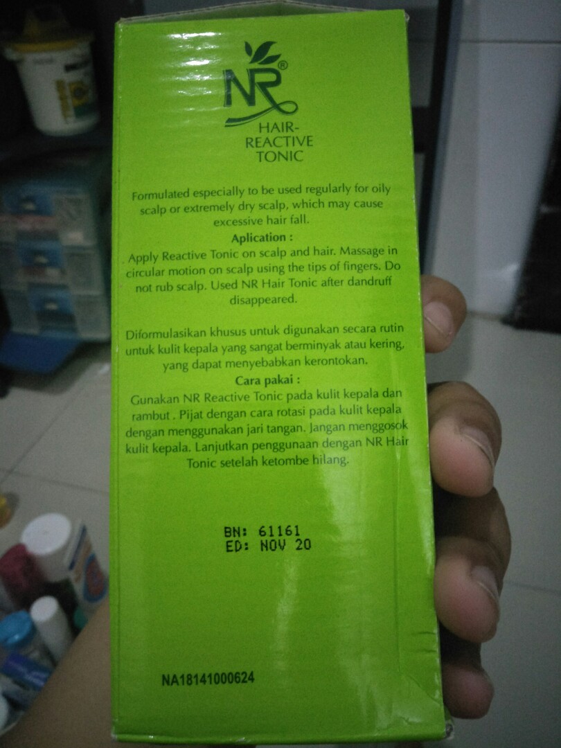 Hair Tonic NR Kesehatan Kecantikan Perawatan Rambut Di Carousell