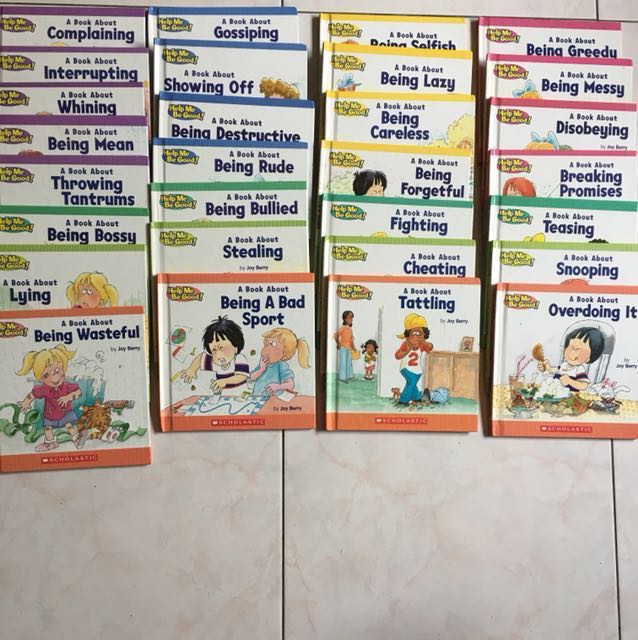 Help Me Be Good Author Joy Berry Complete Set Books - 