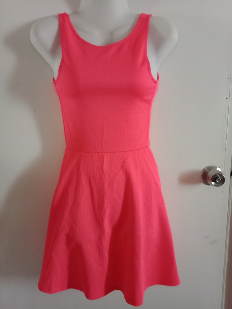 neon dress h&m