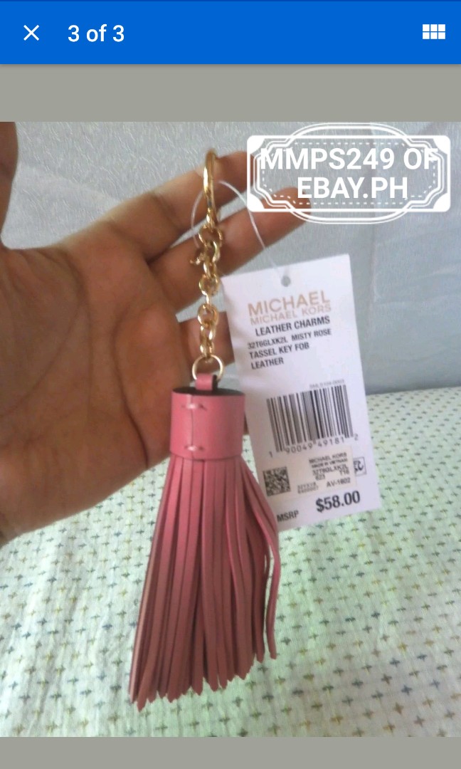 michael kors tassel keychain