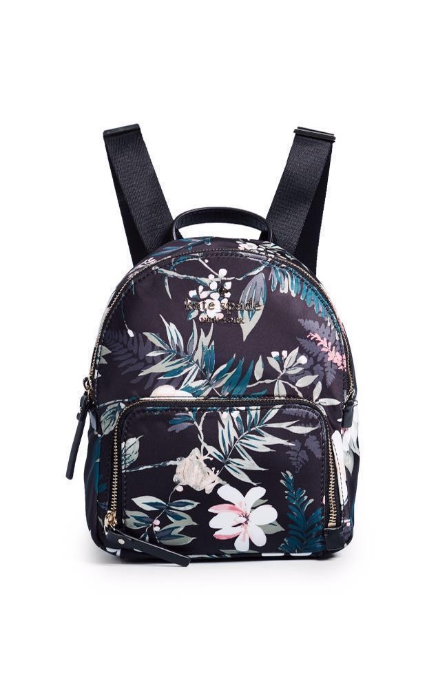 Kate Spade Watson Lane Small Hartley Botanical Backpack Nylon