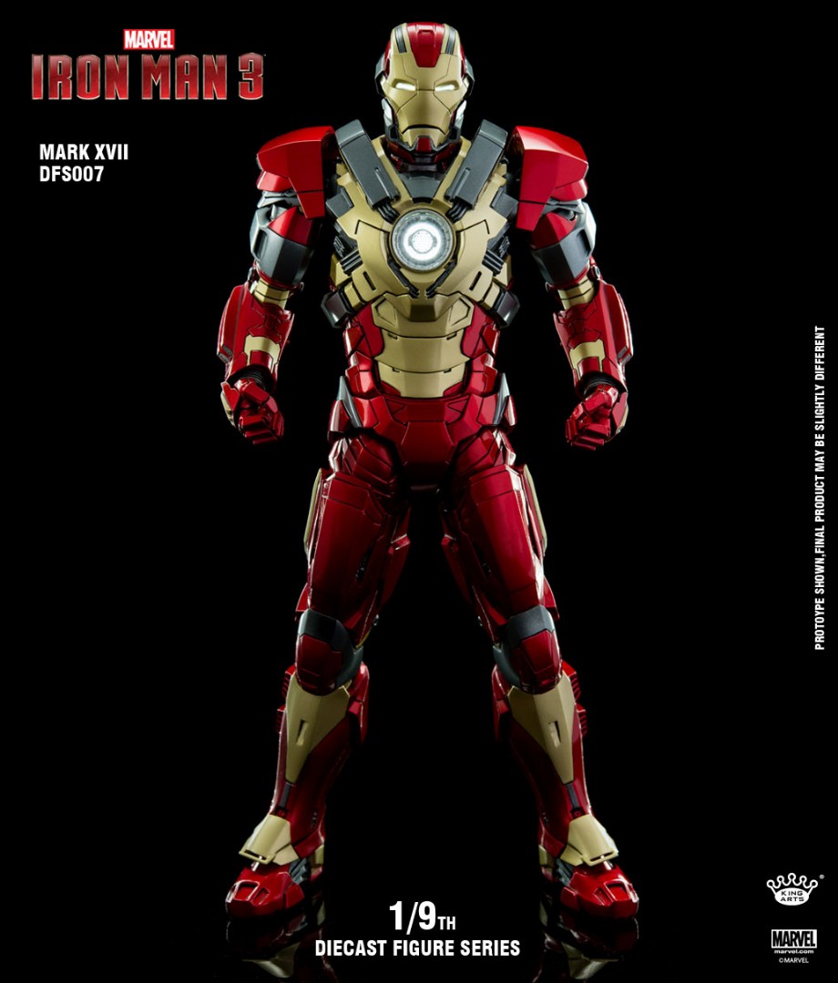King Arts DFS007 Iron Man Mark 17 Heartbreaker, Toys & Games, Bricks ...