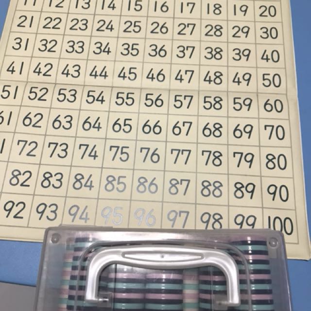 Kumon Number Board 1 100, Hobbies & Toys, Toys & Games on