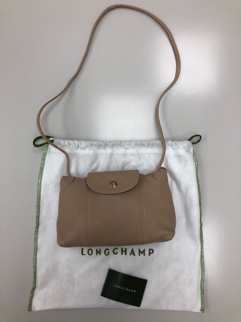 Longchamp Le Pliage Cuir Crossbody Bag