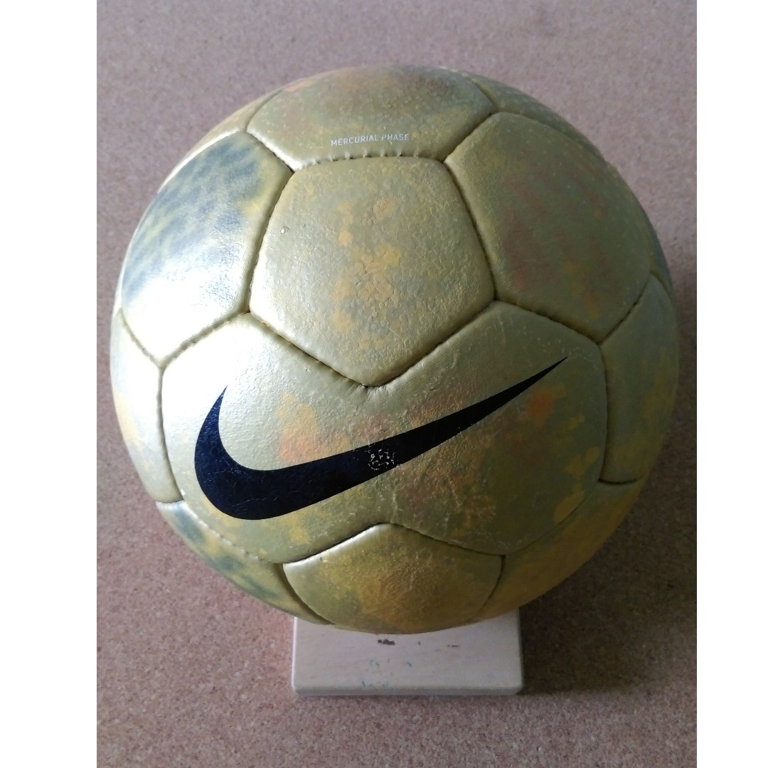 gold nike soccer ball