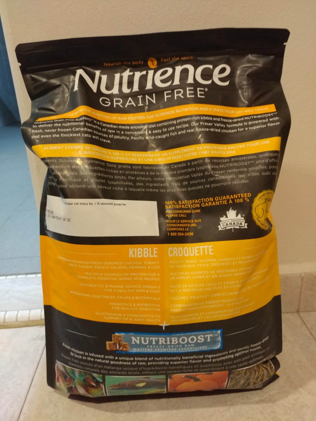 Nutrience Subzero Grain Free 5kg Fraser Valley Cat Food Pet