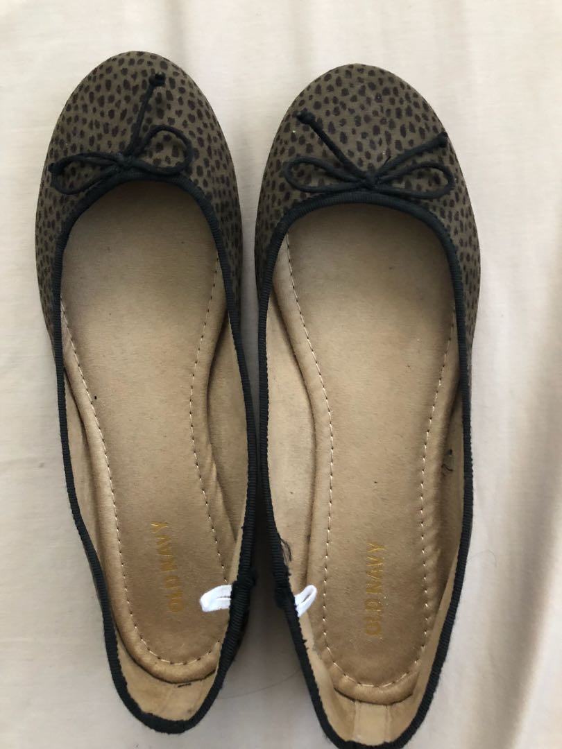 leopard flats old navy