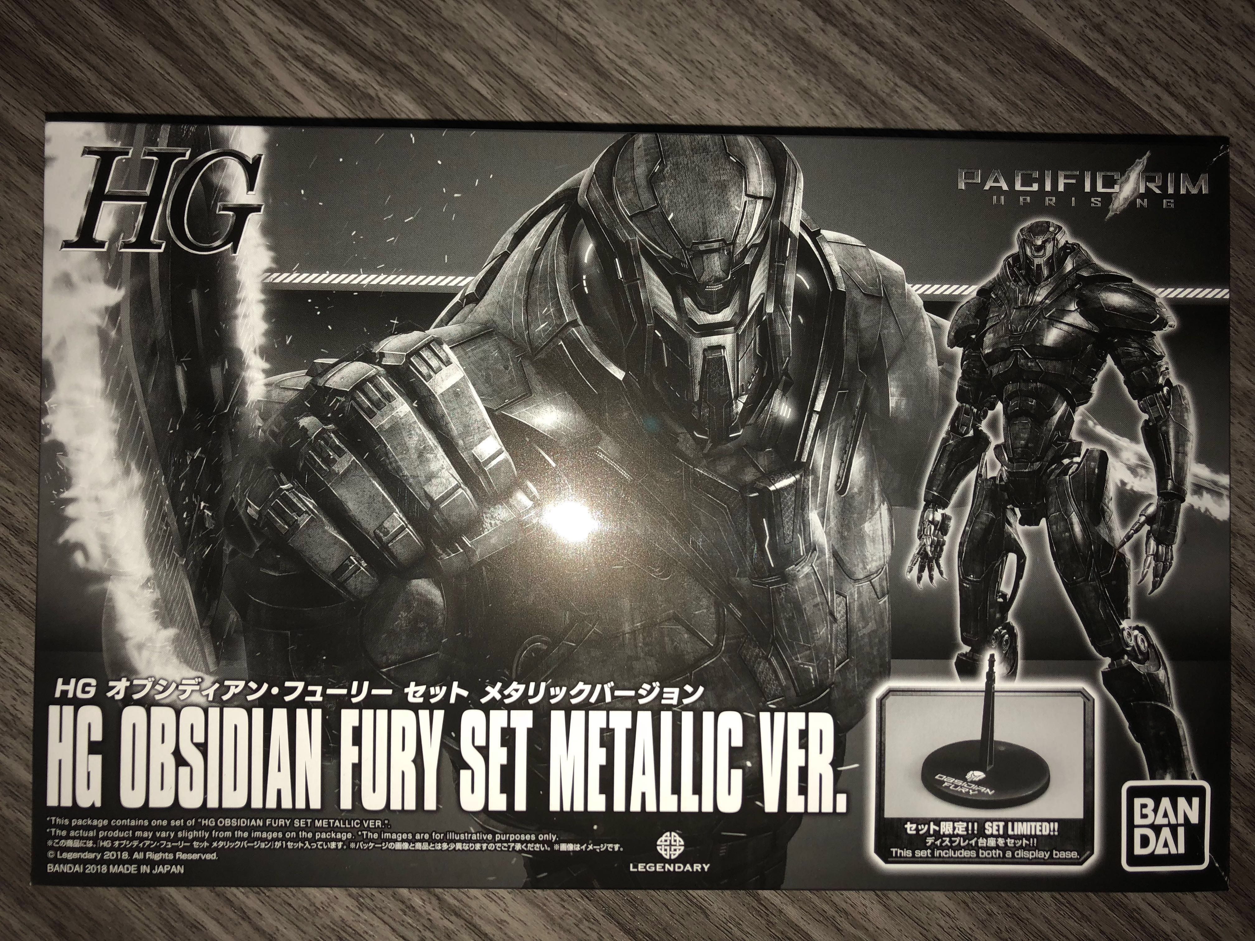 Pacific Rim Hg Obsidian Fury Metallic Version Toys Games Bricks Figurines On Carousell
