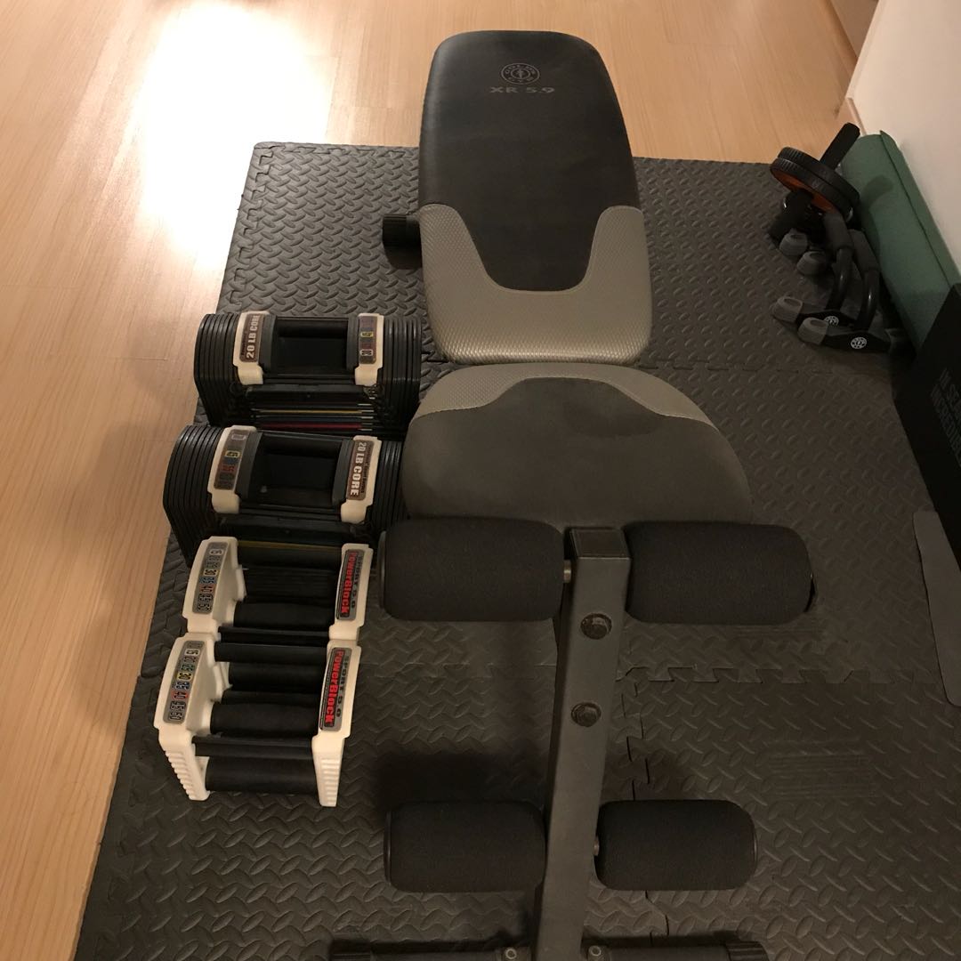 PowerBlock stackable dumbbell sets, Sports Equipment, Exercise