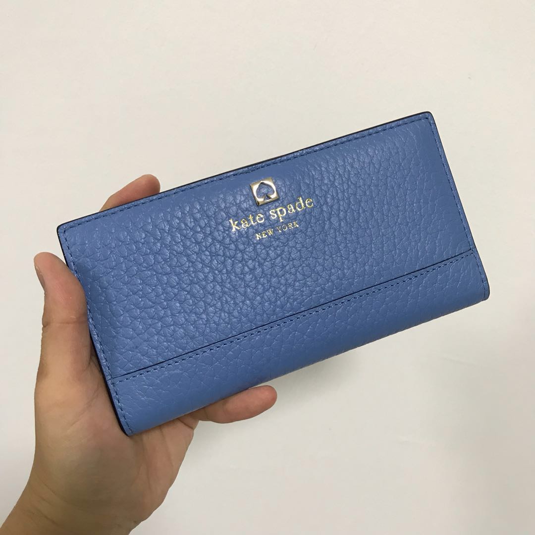Sale BN Kate Spade Blue Wallet Southport Avenue Stacy