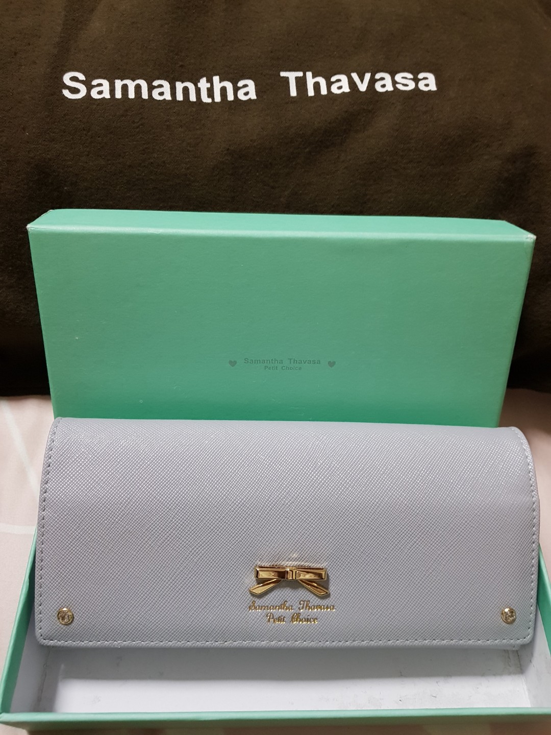 Price Reduced Samantha Thavasa Petit Choice Long Wallet Women S Fashion Bags Wallets Wallets Card Holders On Carousell