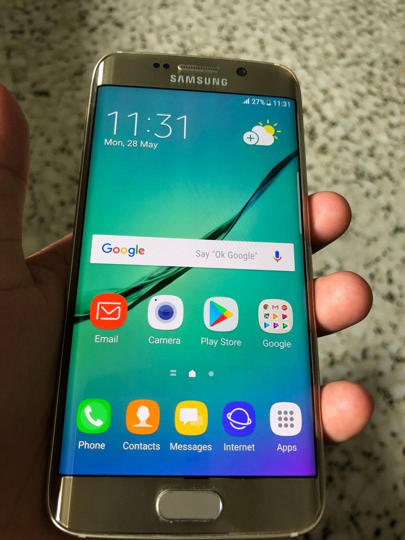 Samsung S6 Edge Golden Mobile Phones Tablets Android Phones Samsung On Carousell