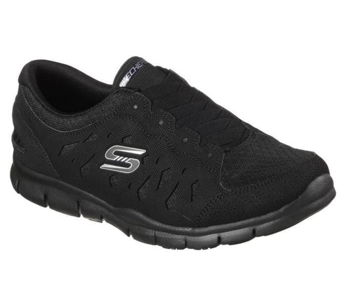 Sepatu Skechers Flex Gratis Light Heart 22771blk Woman Slip On Olshop Fashion Olshop Wanita On Carousell