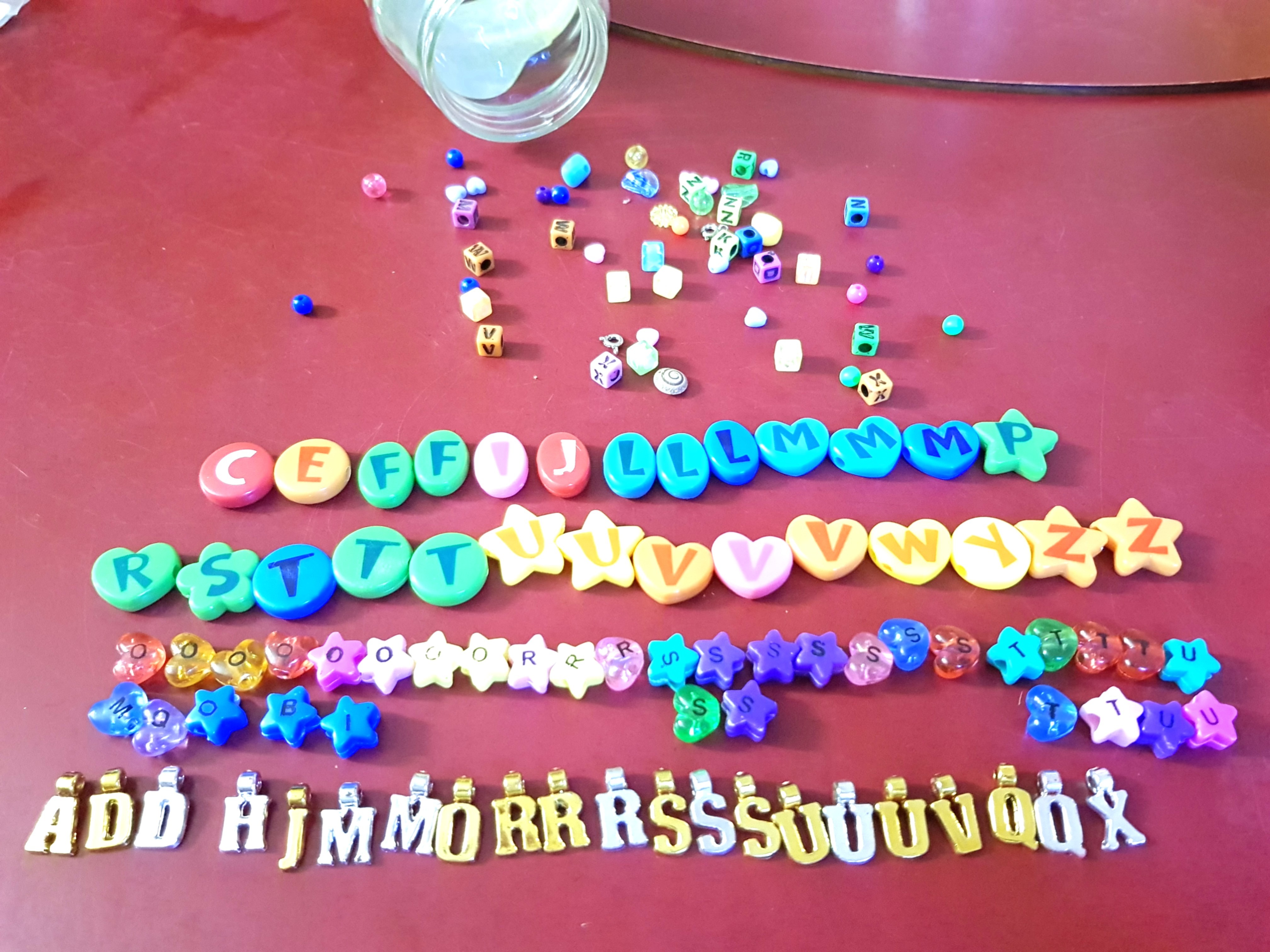 String alphabets for crafts, Hobbies & Toys, Stationery & Craft, Craft ...