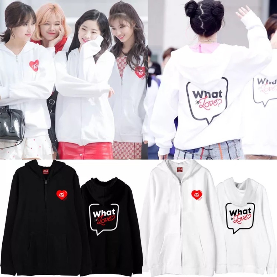 Twice What Is Love Zip Up Hoodie Entertainment K Wave On Carousell