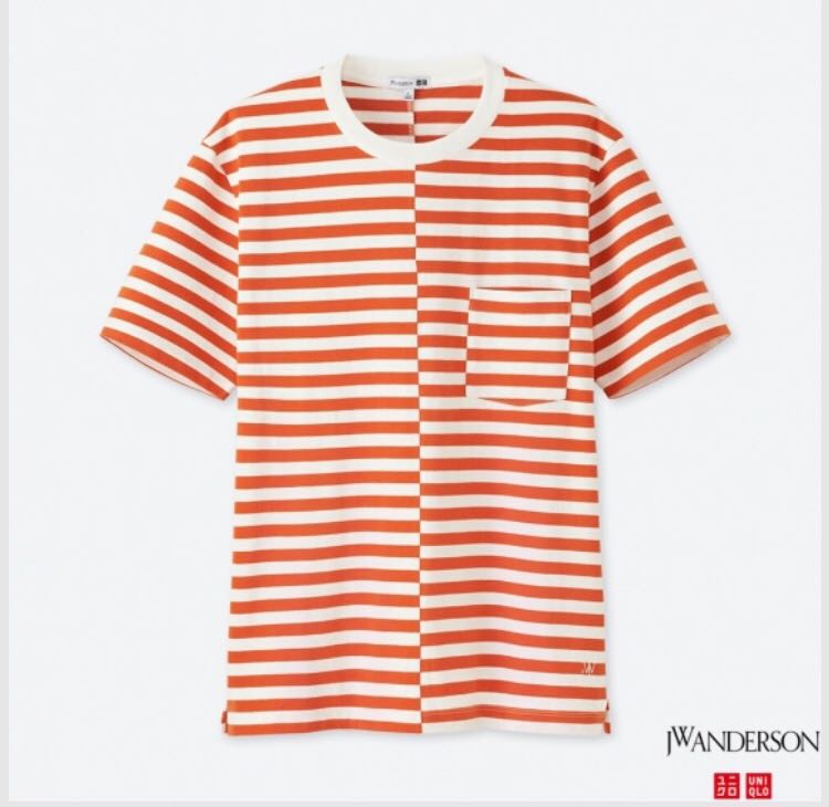 uniqlo jw anderson striped shirt