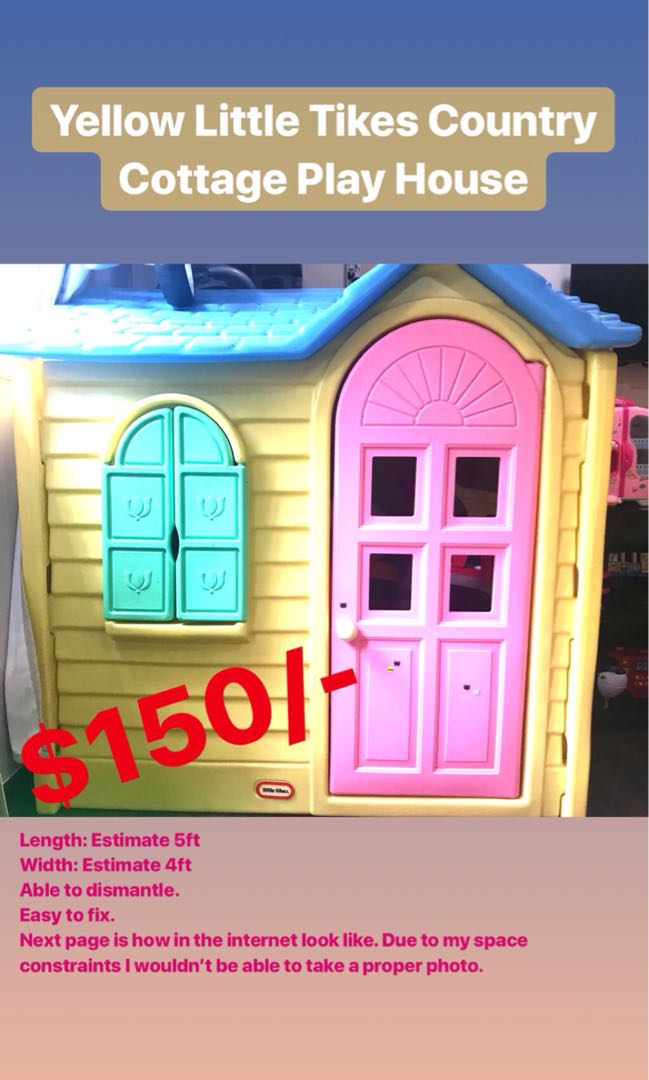 Little tikes country shop cottage pink mothercare