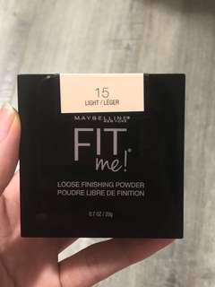 Maybelline fit me loose powder