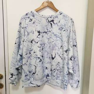 ZARA Marble Sweatshirt / Sweater (Repriced)
