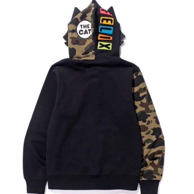 日版a Bathing Ape Bape Felix The Cat Hoodie Men S Fashion Men S