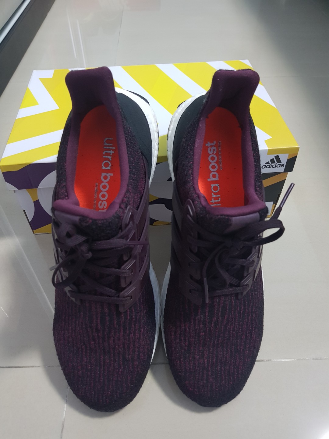 Ultra boost 3. dark burgundy best sale