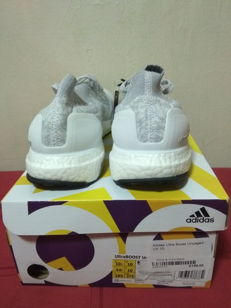 Adidas ultra boost uncaged white & core black top