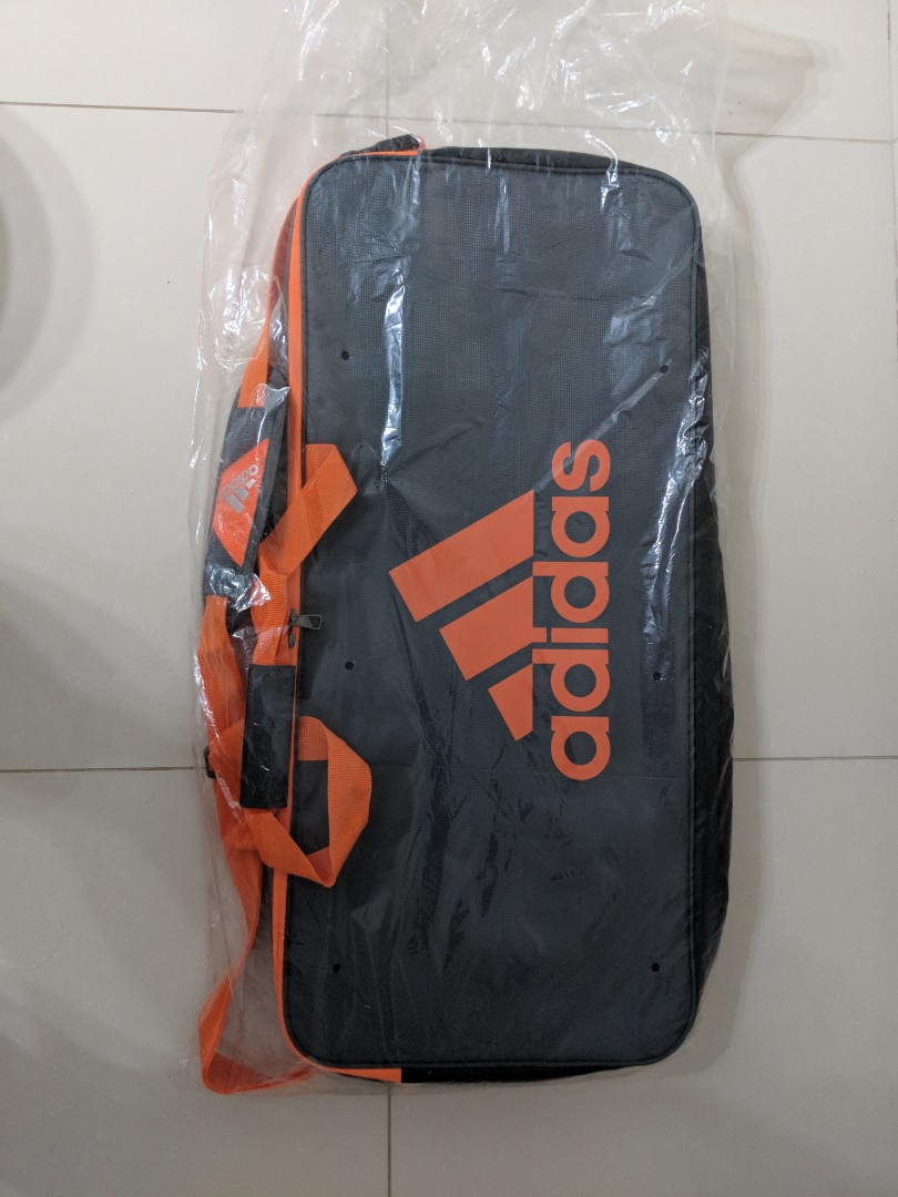 adidas WUCHT P5 Badminton Tournament Bag Orange Black, Sports Equipment