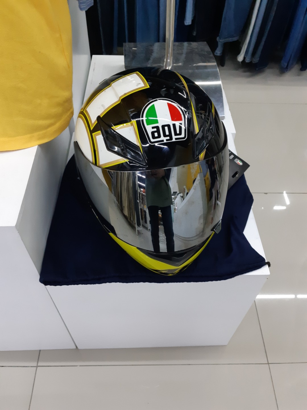 AGV K3 Gothic Black Helmet Motorbikes on Carousell