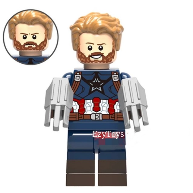 Avengers Infinity War Captain America Minifig Toys Games Bricks Figurines On Carousell
