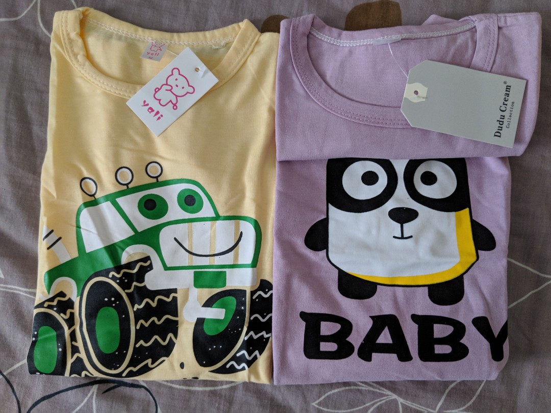 Brand New Kids Cotton Cartoon Tee Babies Kids Girls Apparel
