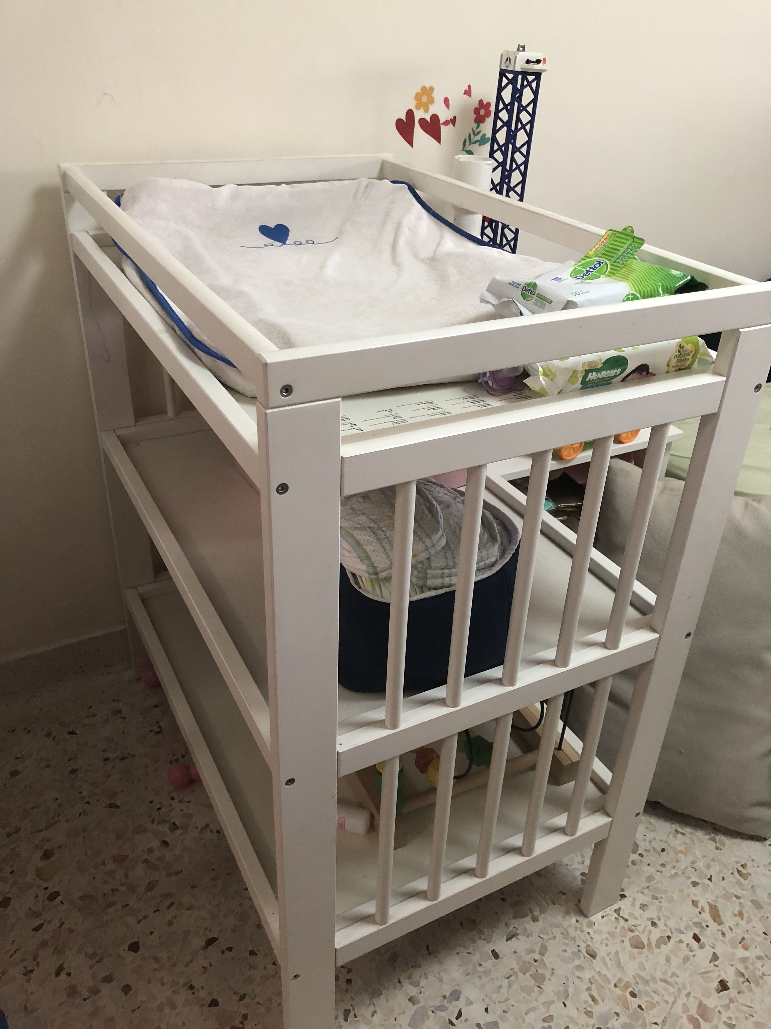 Changing Table Ikea Babies Kids Babies Apparel On Carousell