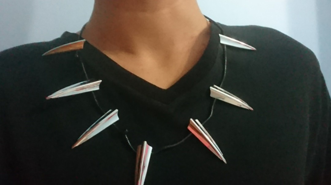 Real black panther sale necklace