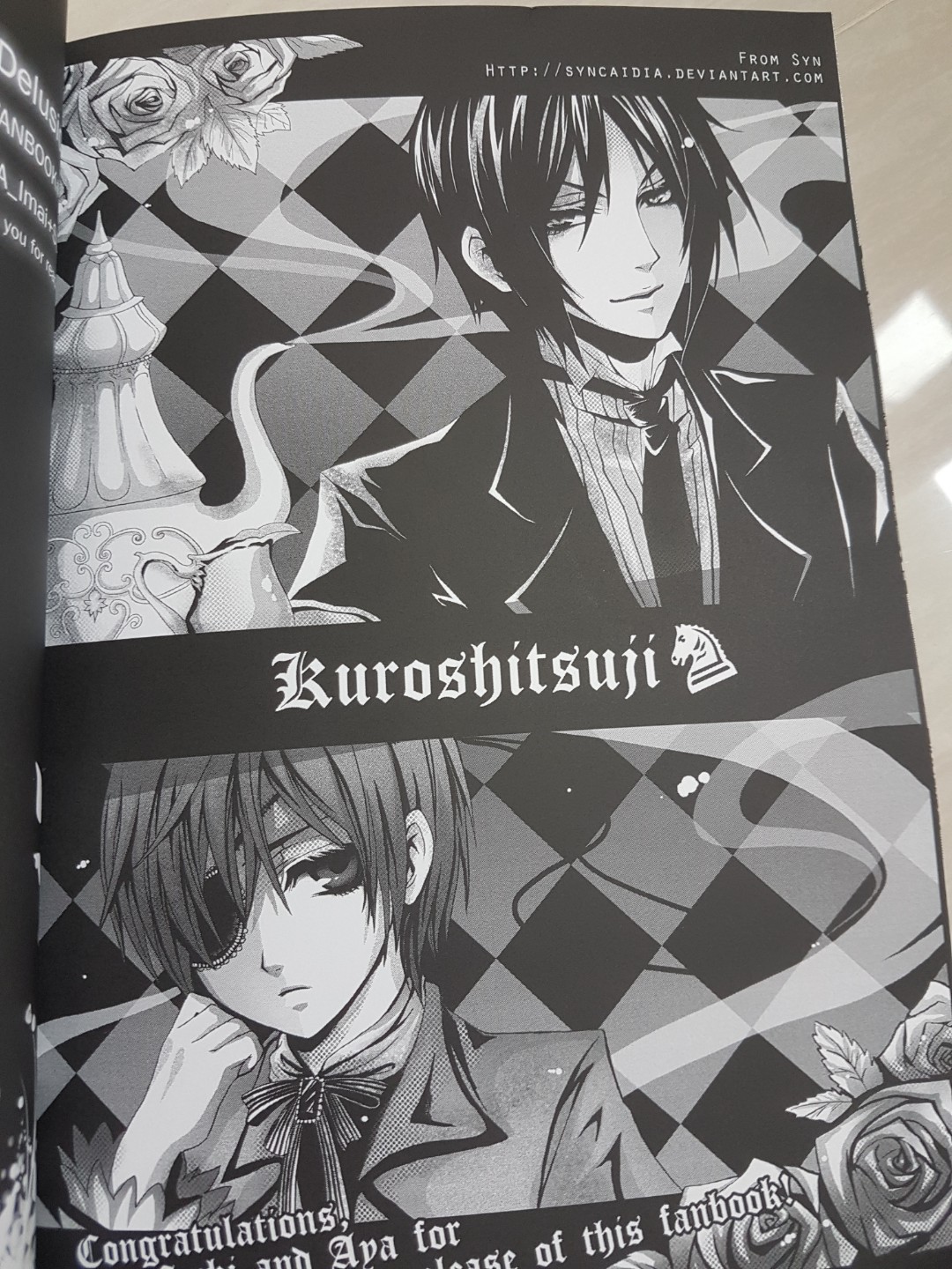 Wallpaper Delusion Sebastian X Ciel Kuroshitsuji Black Butler Doujinshi For iPhone
