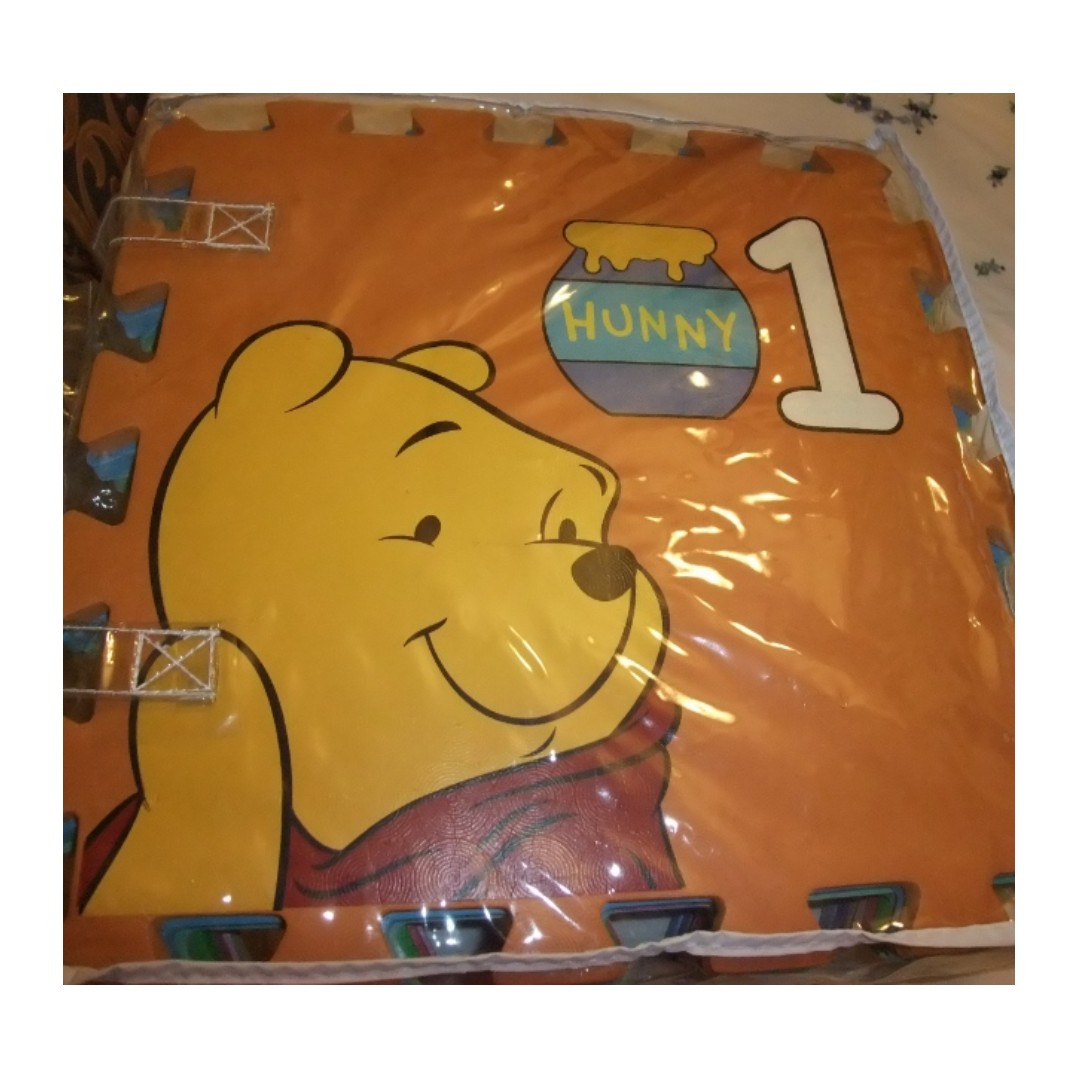 Disney Interlocking Puzzle Winnie The Pooh Number Floor Mats