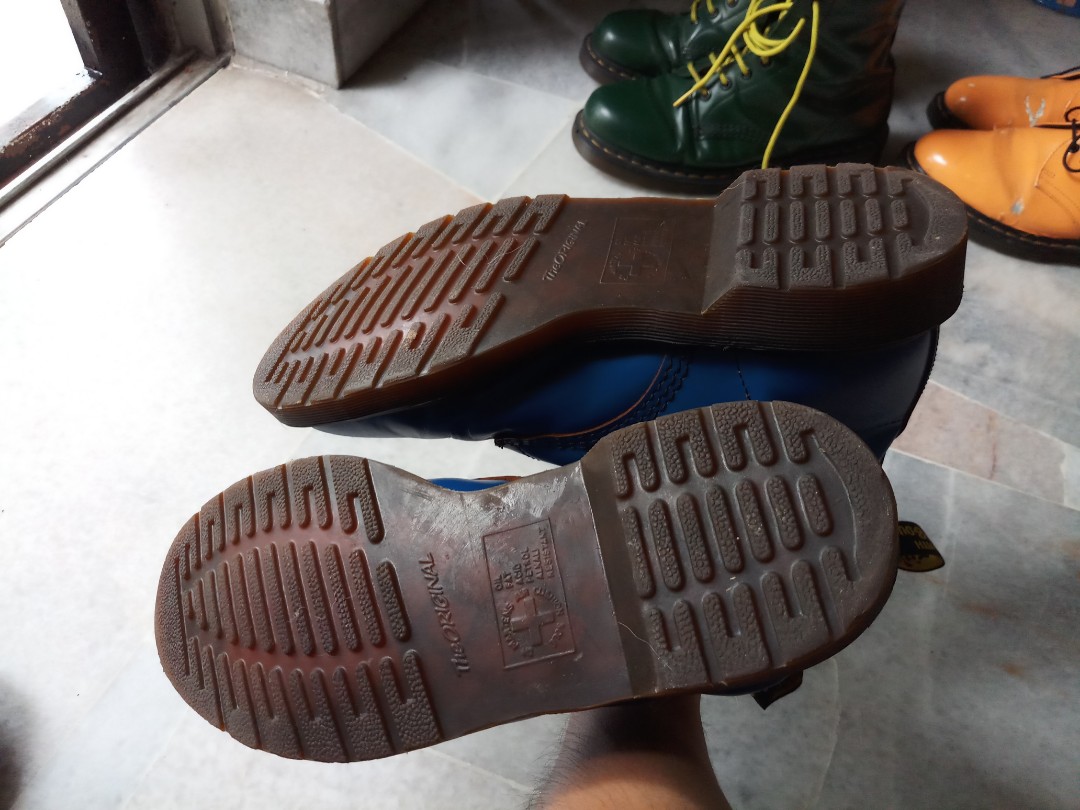 Dr. Martens rare limited blue Boots. Black shoe lace available