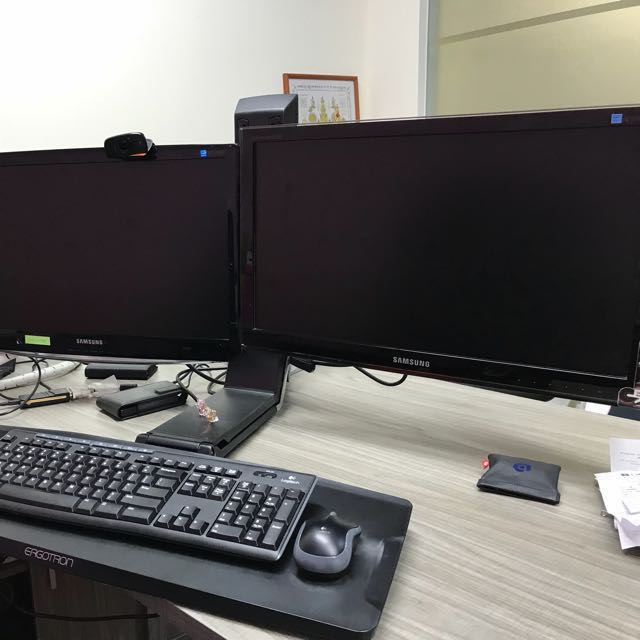 Ergotron Just Stand For Dual Monitor Electronics Computers On