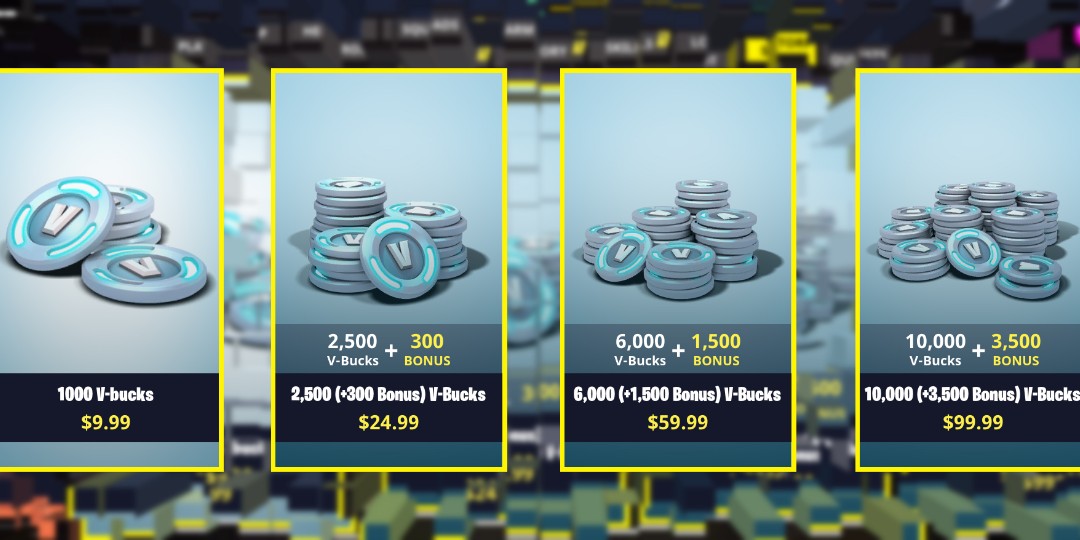 fortnite v buck prices